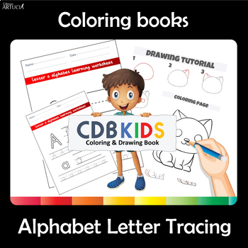 Preview of Alphabet Tracing Worksheets Handwriting Practice Pages  | All in one