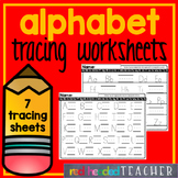 Alphabet Tracing Worksheets - Handwriting Practice - Upper