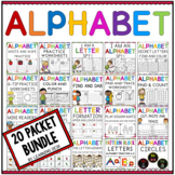 Alphabet Tracing Worksheets Beginning Letter Identificatio