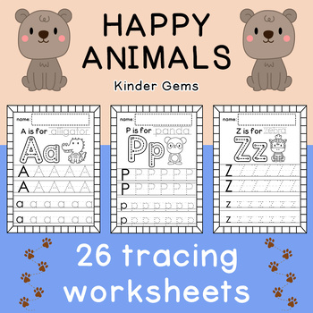 My Phonetic Animal Alphabet Flash cards 7/7 - ESL worksheet by