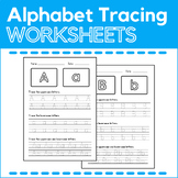 Alphabet Tracing Worksheets - Uppercase & Lowercase Letter