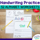 Alphabet Tracing and Handwriting Practice Worksheets