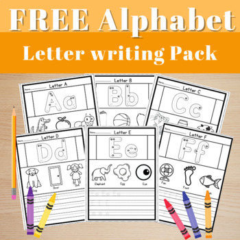 Preview of FREE Alphabet Tracing and Letter Printing Packet • Handwriting Practice