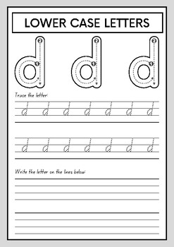 Alphabet Tracing bundle Worksheet by Anushika Udeshani | TPT