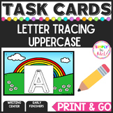 Letter Tracing l Rainbow l Uppercase l A-Z l  Task Cards