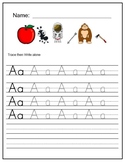 Alphabet Tracing worksheet