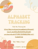 Alphabet Tracking Sheet
