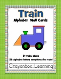 Alphabet Train Word Wall Cards - 2 Sets