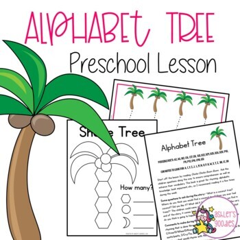 Preview of Alphabet Tree Preschool Highscope Lesson