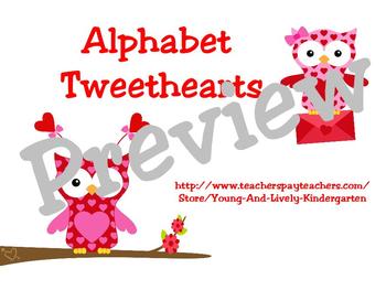 Preview of Alphabet Tweethearts