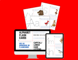 Alphabet Upper and Lower Case Letter Tracing Flashcards