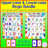Alphabet Uppercase AND Lowercase Letter Bingo Bundle