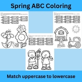 Alphabet Uppercase Lowercase Matching Coloring Activity, 3