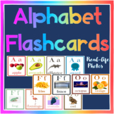 Alphabet Uppercase and Lowercase Flash Cards