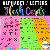 Alphabet Uppercase & Lowercase Letters Flash Cards - Letter Naming & Sounds