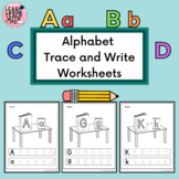 Alphabet Uppercase and Lowercase Letters Tracing Worksheets