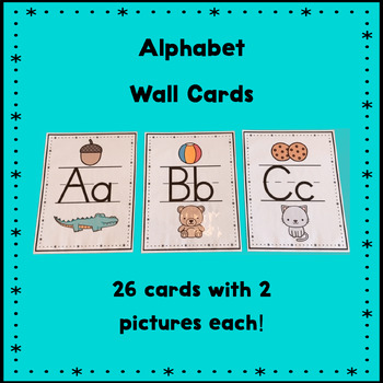 Preview of Alphabet Wall Cards