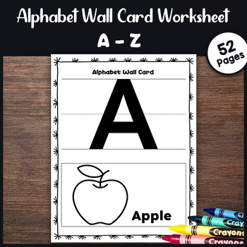 Alphabet Wall Cards | Alphabet ABC Posters | HWT-Style | 3-Line Formation