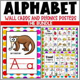 Alphabet Wall Cards & Phonics Posters – Bundle