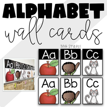 Preview of Alphabet Wall Cards/Posters