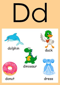 Alphabet Wall Cards/Posters/Phonics/Class Decor by George Churchill