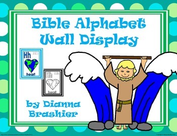 Preview of Alphabet Christian Theme Wall Signs