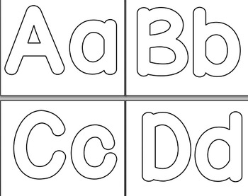 Alphabet Wall Template by Cami Sowry | Teachers Pay Teachers