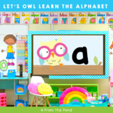Alphabet Warm Up Slides - Owl Theme