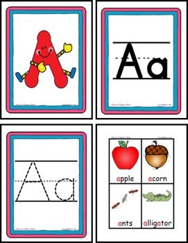 Alphabet Web Pictures by Klumpp's Corner | TPT