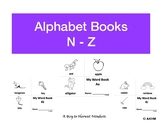 Alphabet Word Book (N-Z) - Vocabulary words