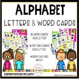 Alphabet Word Cards | ABC Letter and Picture Card Sorts Be