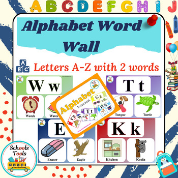 Preview of Alphabet Word Wall 2