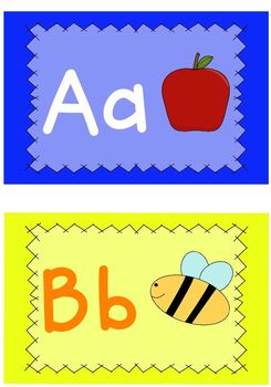 Alphabet Word Wall Cards by Jennifer Dibbert | Teachers Pay Teachers