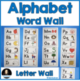 Alphabet Word Wall and Letter Wall