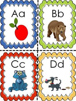 Alphabet Word Wall or Sorting Cards | TpT