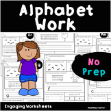 Alphabet Work | Phonics & Letter Formation | No Prep
