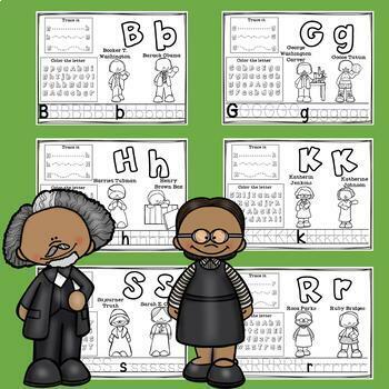 alphabet workbook worksheets a z black history month by starlight