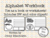 Alphabet Workbook and Clipart PDF file