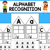 Letter Recognition Worksheet Activities - Alphabet Cut & P