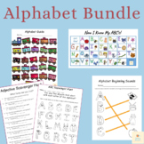Alphabet Worksheet Bundle