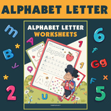 Alphabet Worksheet Letter Tracing &  Numbers