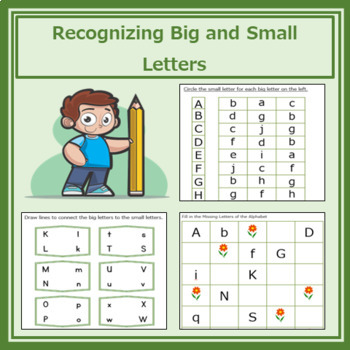 Preview of Alphabet Worksheet : Recognizing Letters of the Alphabet