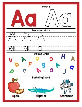 Preview of Alphabet Worksheets ✅