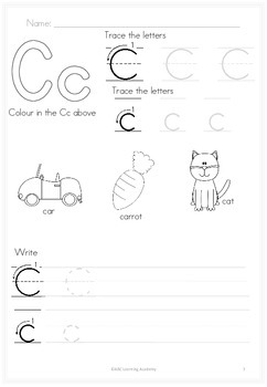 Alphabet Worksheets by Juela Champion | TPT