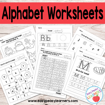 Preview of Alphabet Worksheets