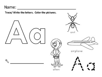 Alphabet Worksheets for Classroom and Homeschool Learning