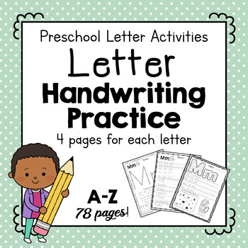 alphabet handwriting worksheets by simply schoolgirl tpt