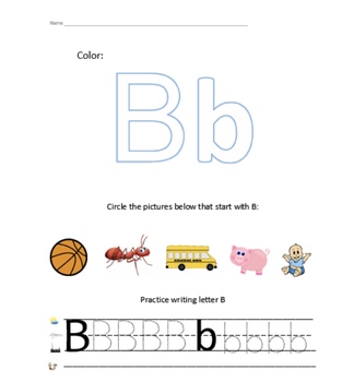 Alphabet Worksheets by Stephanie Torigian | Teachers Pay Teachers