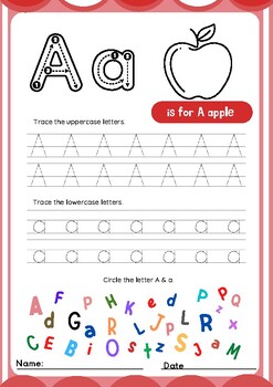Alphabet Worksheets by Siriphim Chaithiang | TPT