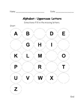 Alphabet Worksheets by missleeloves | TPT